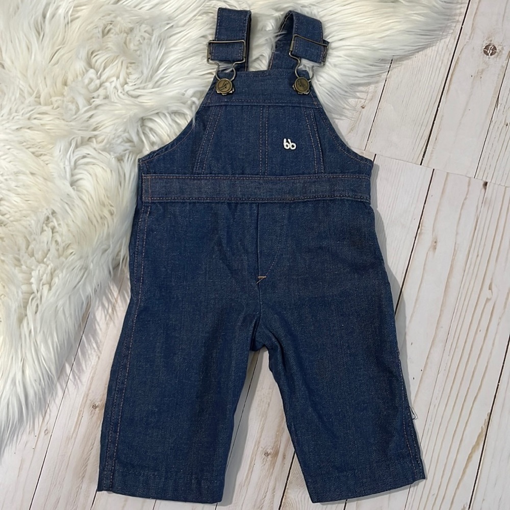 Vintage Buster Brown Overalls size 6-9 mo.  Made in USA